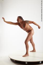 Nude Man White Standing poses - ALL Average Medium Brown Standing poses - simple Realistic